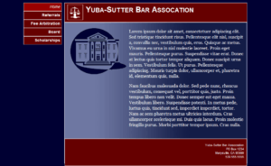 thumbnail of website for the Yuba-Sutter Bar Association